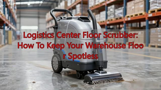 Logistics Center Floor Scrubber: How To Keep Your Warehouse Floor Spotless