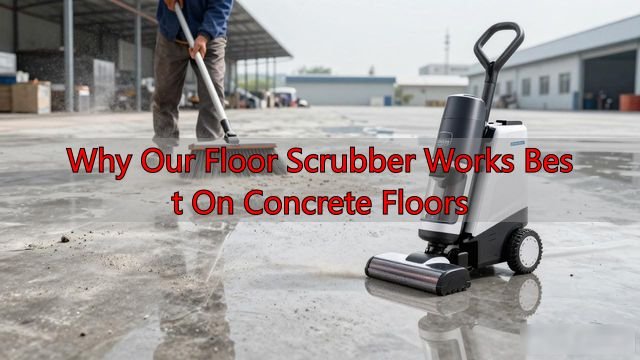 Why Our Floor Scrubber Works Best On Concrete Floors