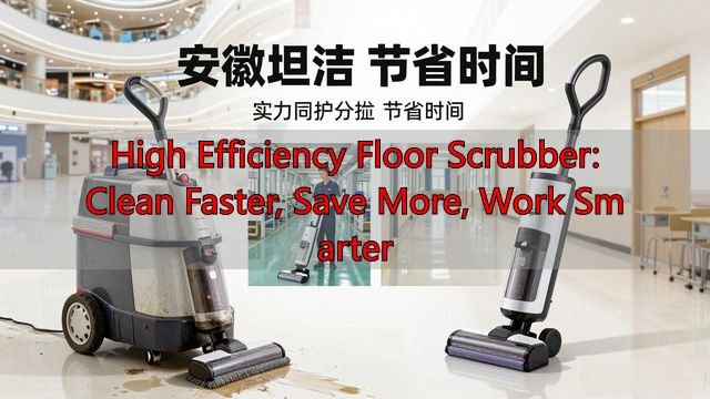 High Efficiency Floor Scrubber: Clean Faster, Save More, Work Smarter