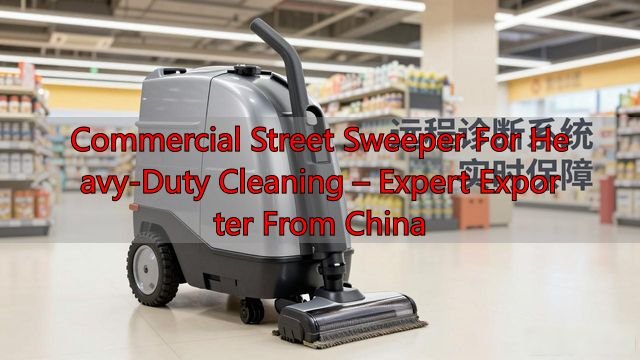 Commercial Street Sweeper for Heavy-Duty Cleaning – Expert Exporter from China