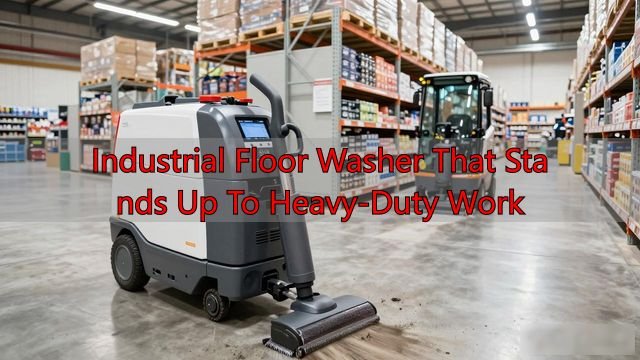 Industrial Floor Washer That Stands Up to Heavy-Duty Work