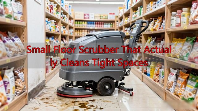 Small Floor Scrubber That Actually Cleans Tight Spaces