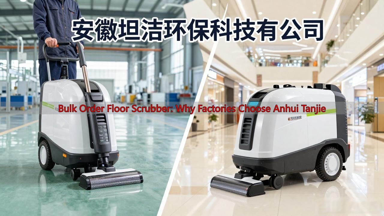 Bulk Order Floor Scrubber: Why Factories Choose Anhui Tanjie