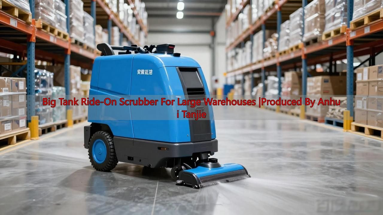 Big Tank Ride-On Scrubber For Large Warehouses |Produced By Anhui Tanjie