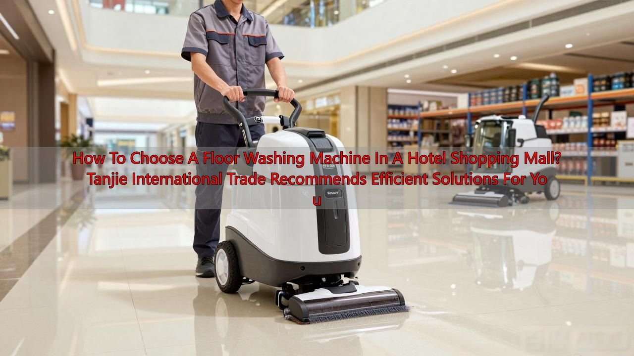 How To Choose A Floor Washing Machine In A Hotel Shopping Mall? Tanjie International Trade Recommends Efficient Solutions For You