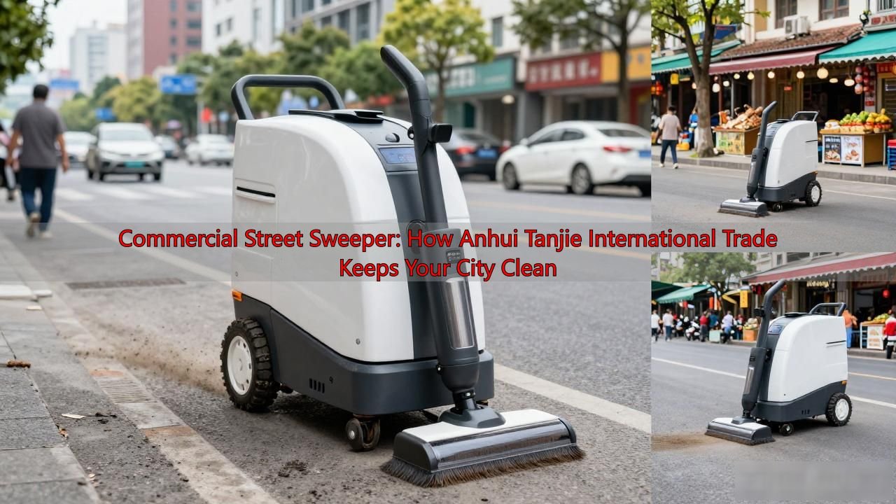 Commercial Street Sweeper: How Anhui Tanjie International Trade Keeps Your City Clean