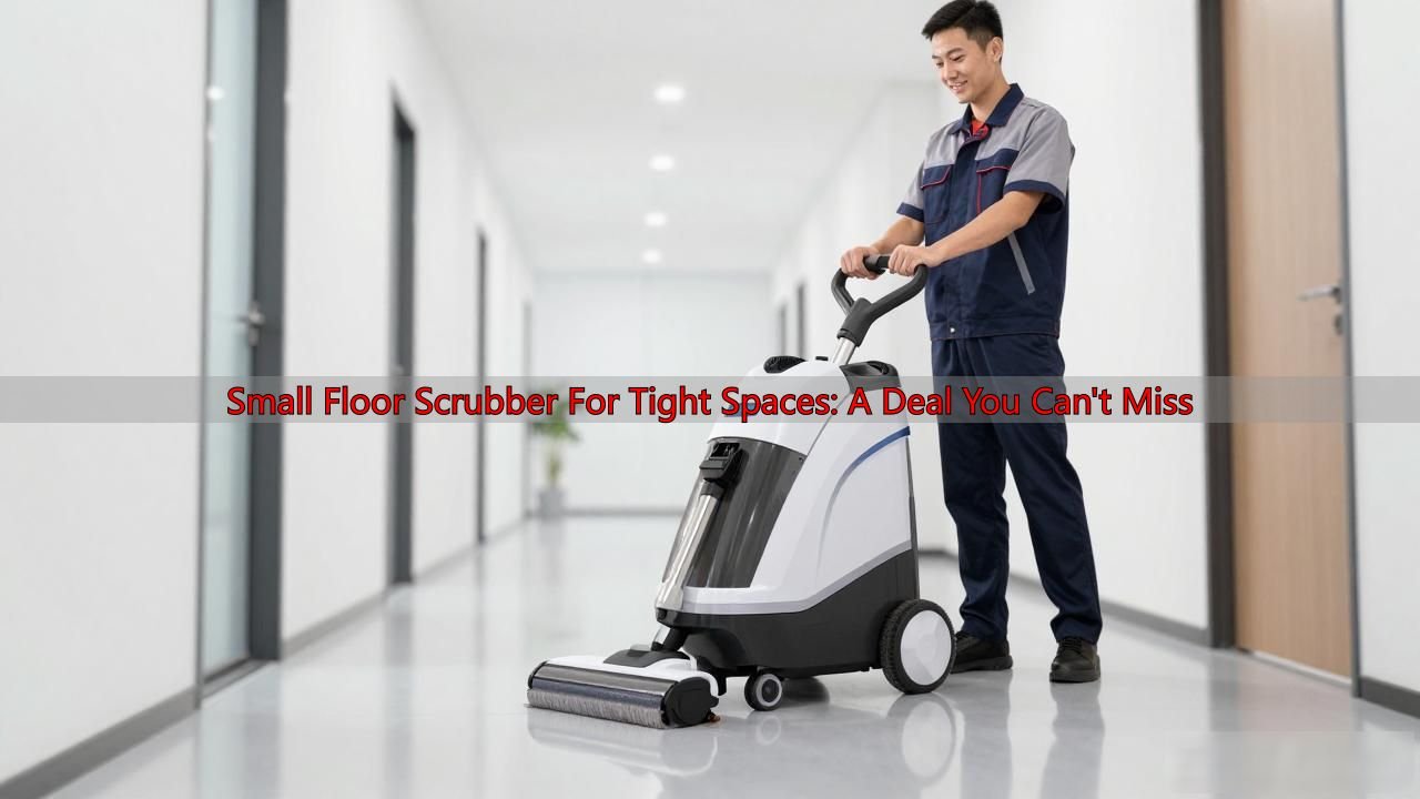 Small Floor Scrubber For Tight Spaces: A Deal You Can't Miss