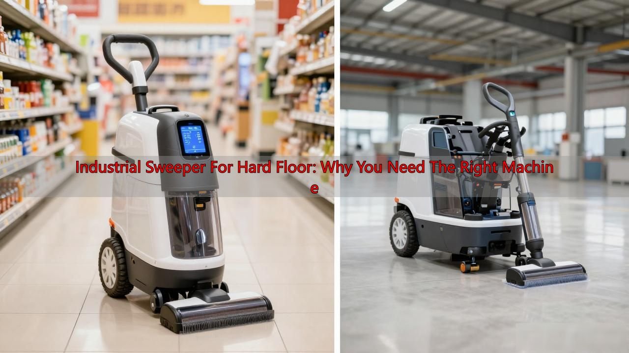 Industrial Sweeper For Hard Floor: Why You Need The Right Machine