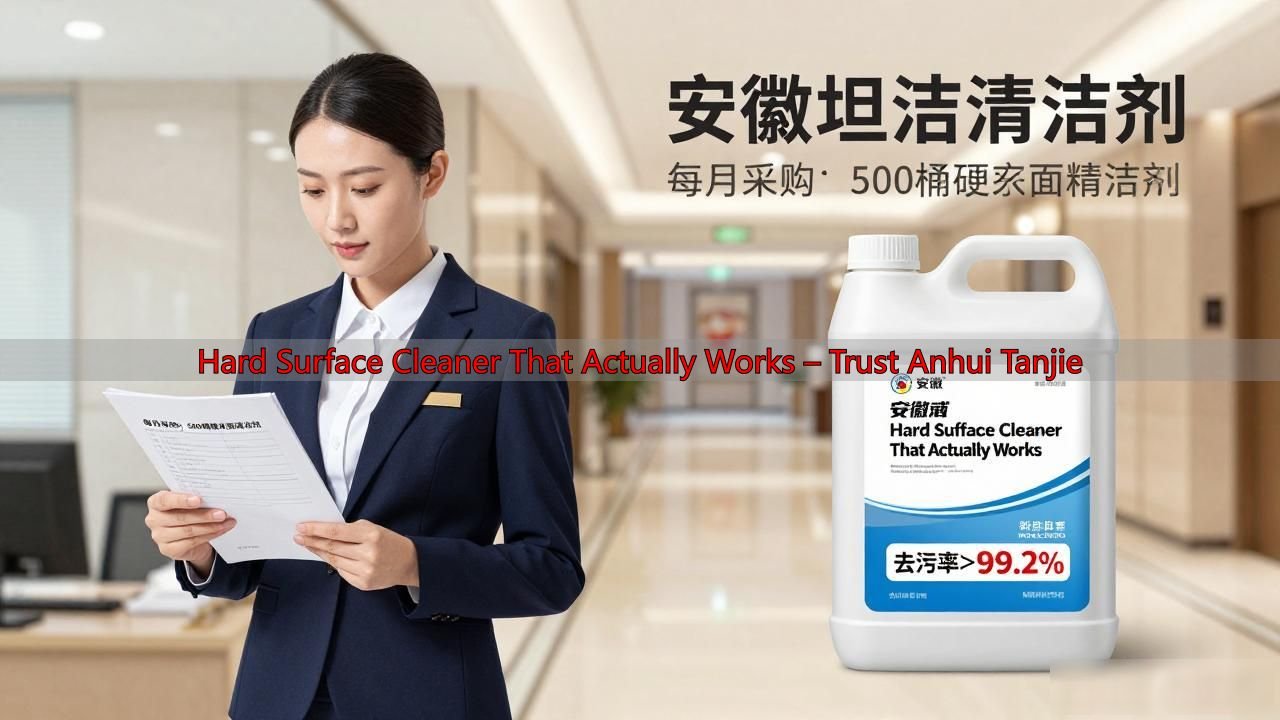 Hard Surface Cleaner That Actually Works – Trust Anhui Tanjie