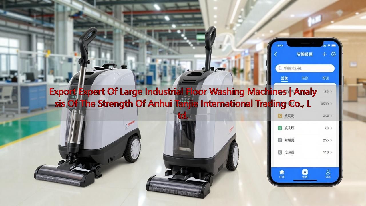 Export Expert Of Large Industrial Floor Washing Machines | Analysis Of The Strength Of Anhui Tanjie International Trading Co., Ltd.