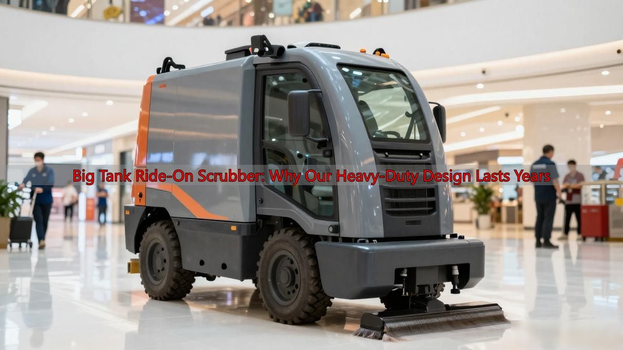 Big Tank Ride-On Scrubber: Why Our Heavy-Duty Design Lasts Years