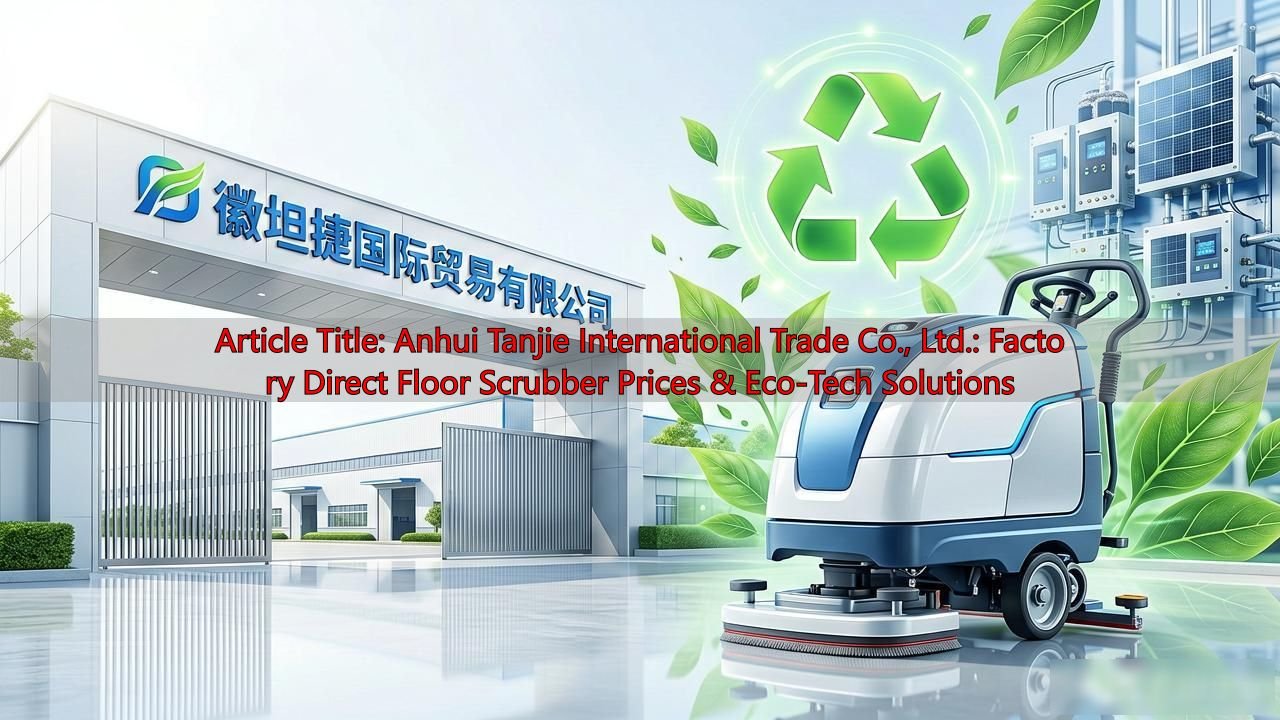 Article Title: Anhui Tanjie International Trade Co., Ltd.: Factory Direct Floor Scrubber Prices & Eco-Tech Solutions