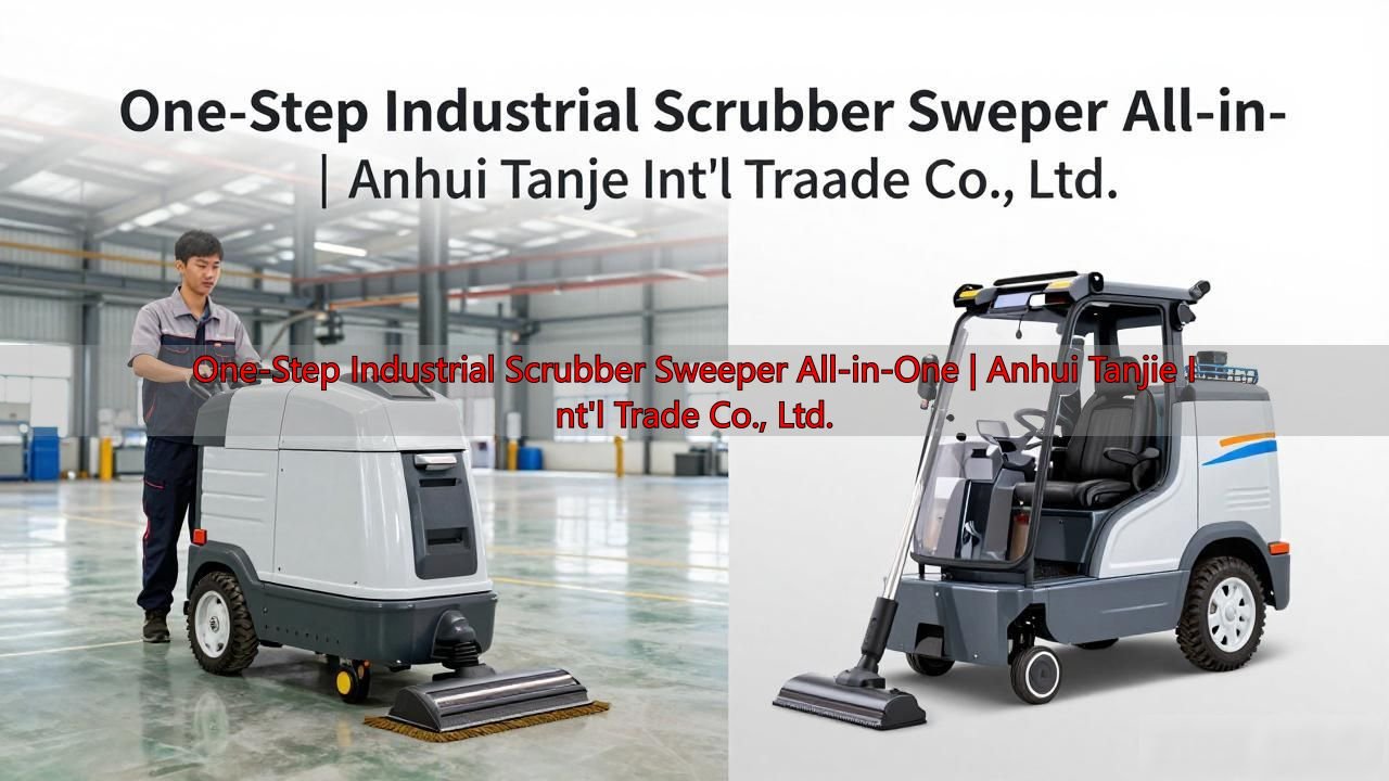 One-Step Industrial Scrubber Sweeper All-in-One | Anhui Tanjie Int'l Trade Co., Ltd.