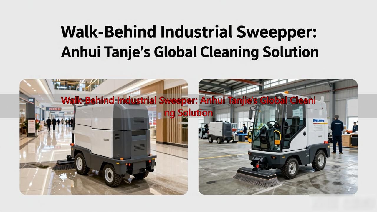 Walk-Behind Industrial Sweeper: Anhui Tanjie's Global Cleaning Solution