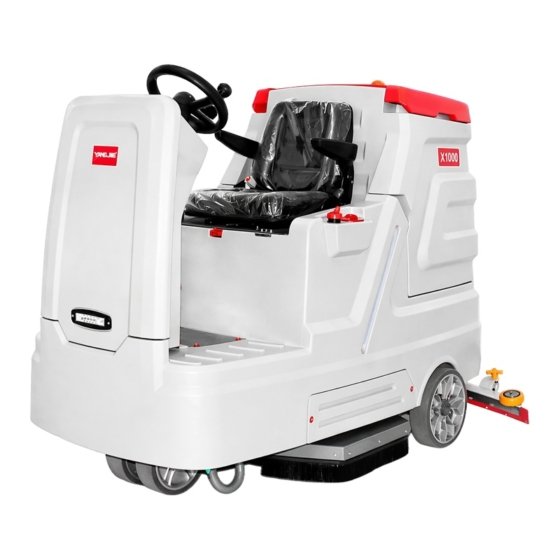 Large Ride-on Floor Scrubber X1000