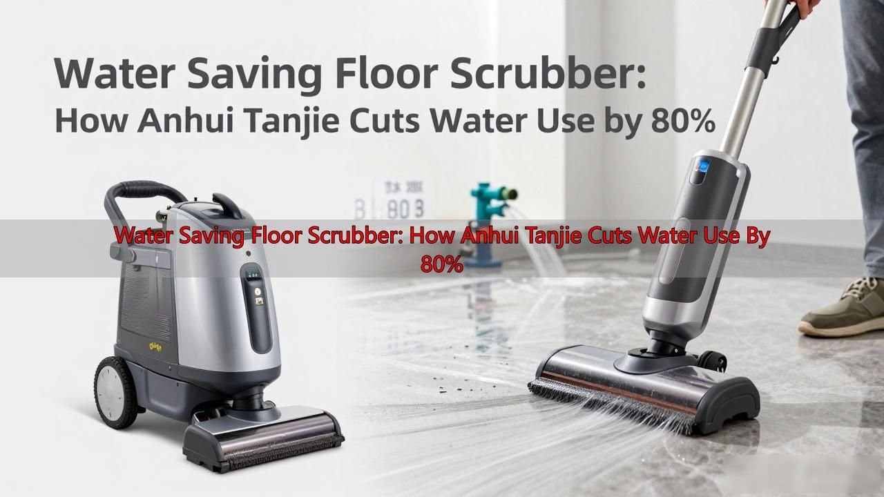 Water Saving Floor Scrubber: How Anhui Tanjie Cuts Water Use by 80%