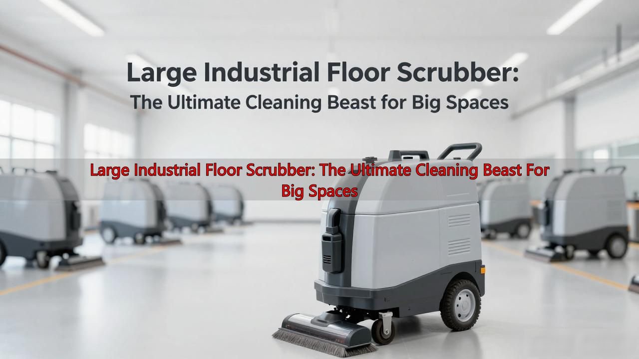 Large Industrial Floor Scrubber: The Ultimate Cleaning Beast for Big Spaces