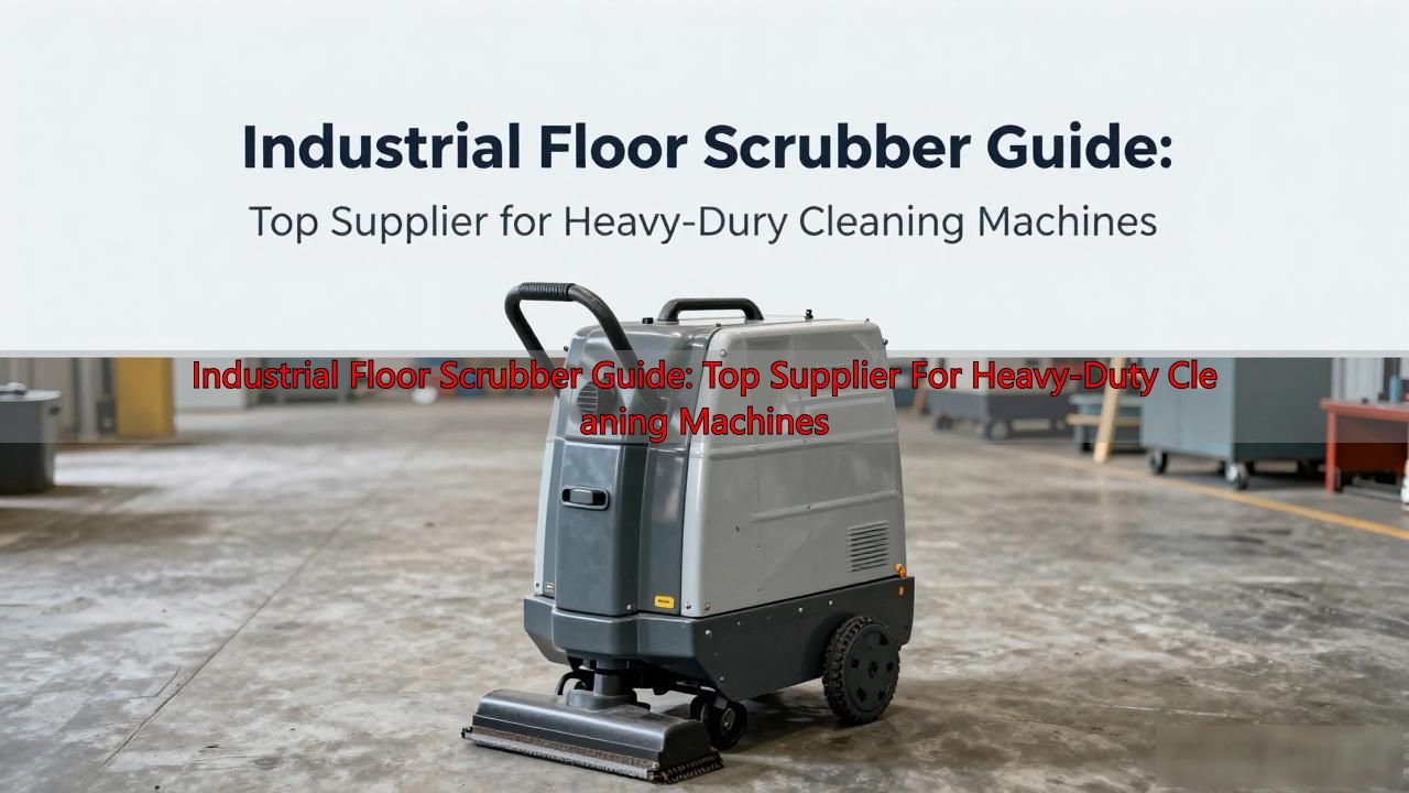 Industrial Floor Scrubber Guide: Top Supplier for Heavy-Duty Cleaning Machines