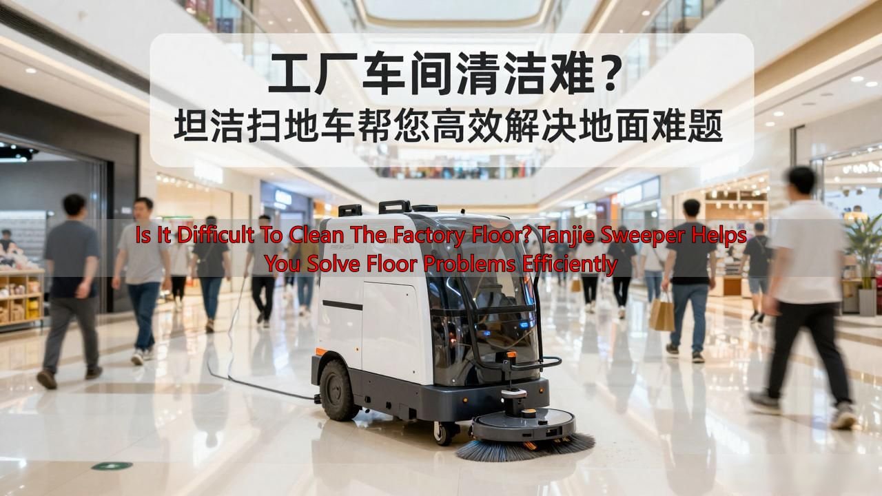 工厂车间清洁难？坦洁扫地车帮您高效解决地面难题