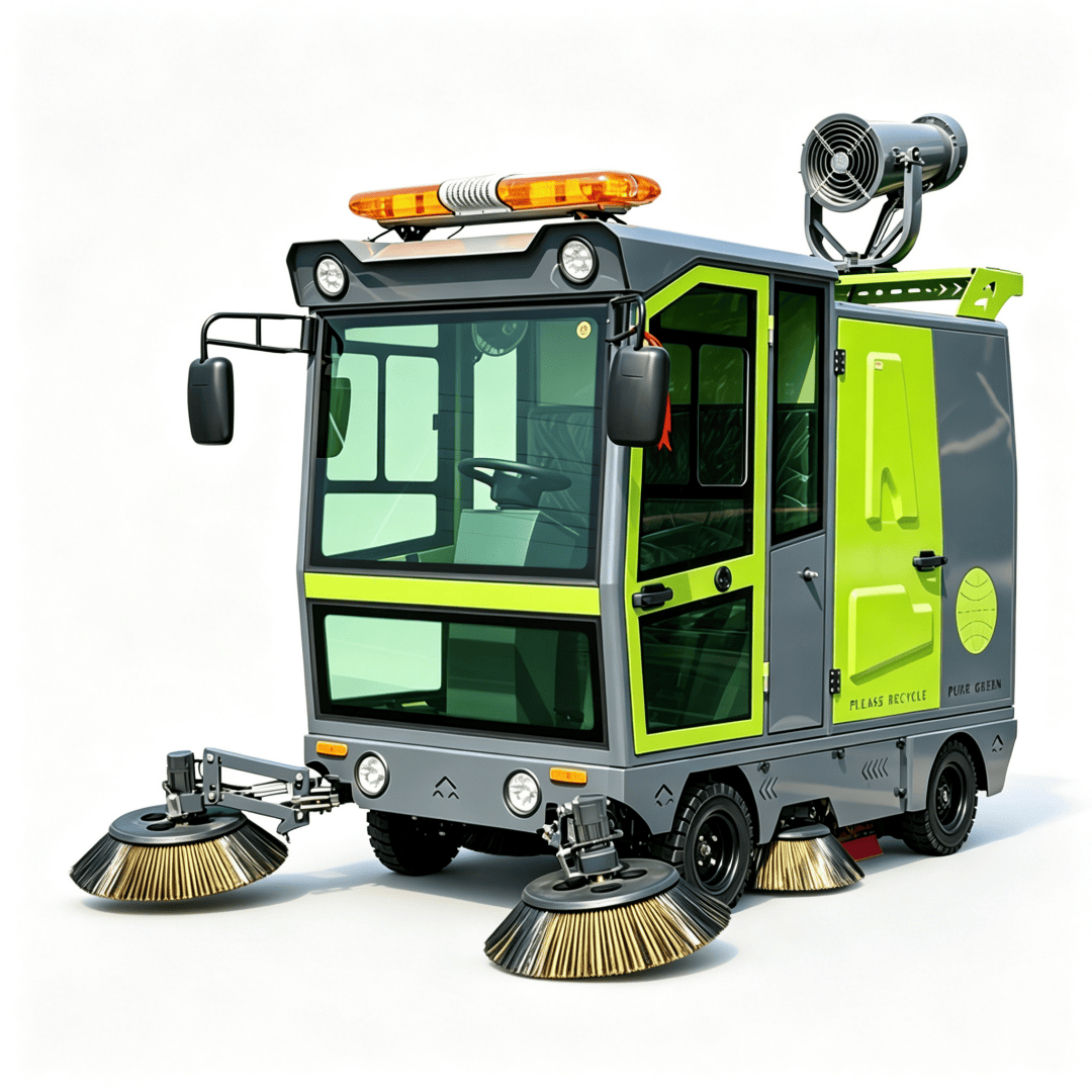 Large Four-Wheel Electric Sweeper S2500A