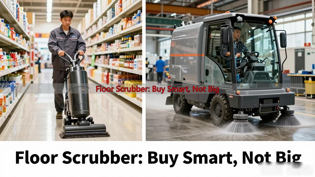Floor Scrubber: Buy Smart, Not Big