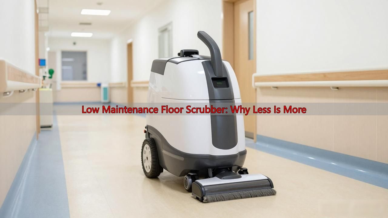 Low Maintenance Floor Scrubber: Why Less Is More