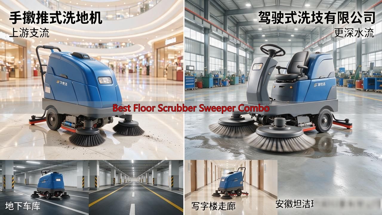 Best Floor Scrubber Sweeper Combo