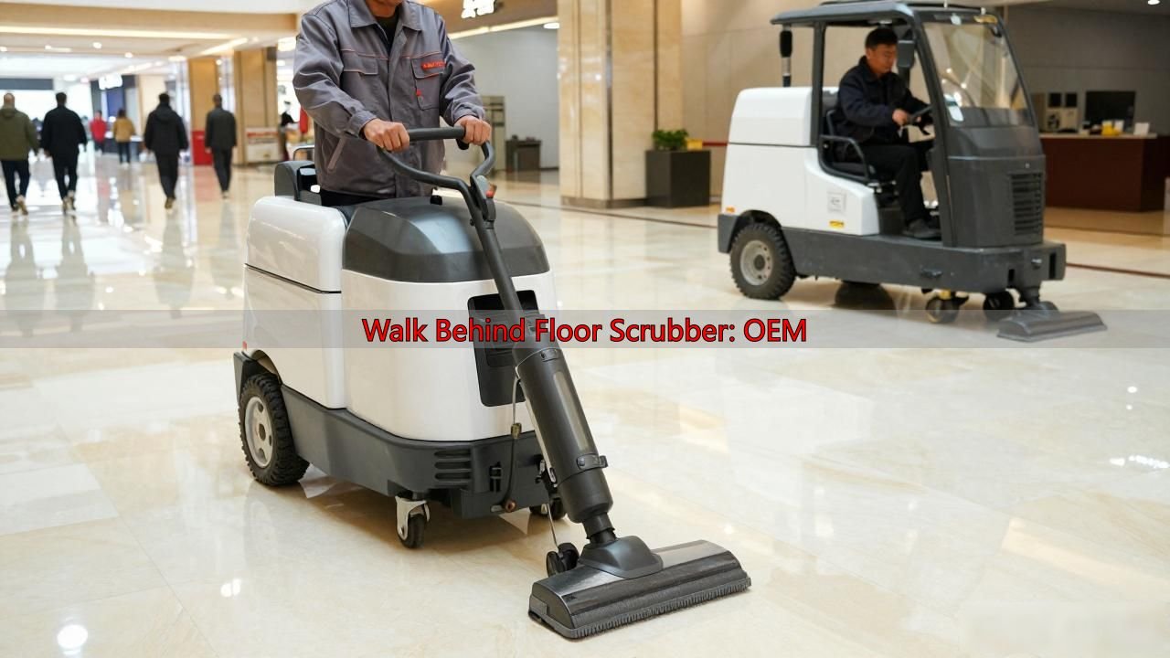 Walk Behind Floor Scrubber: OEM