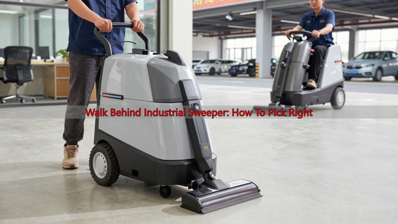 Walk Behind Industrial Sweeper: How To Pick Right