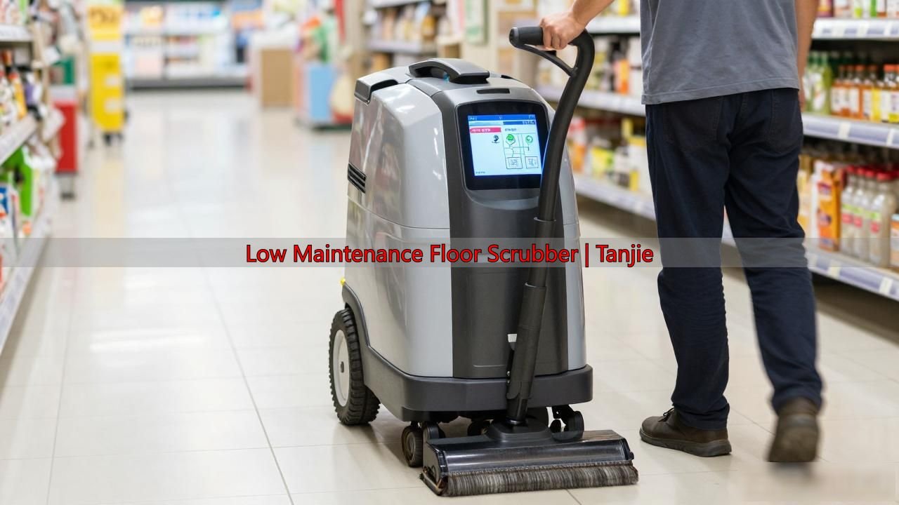 Low Maintenance Floor Scrubber | Tanjie