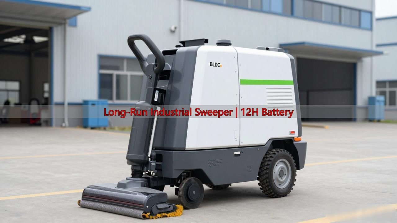 Long-Run Industrial Sweeper | 12H Battery